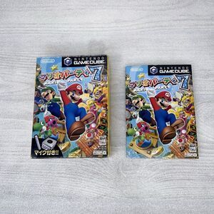 Mario Party 7 (Nintendo GameCube, 2005) Japanese Import Big Box No Microphone